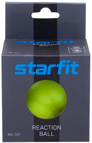 Мяч реакционный StarFit RB-301, ярко-зеленый