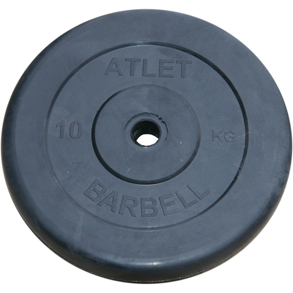 Диск обрезиненный MB-AtletB26 10 кг