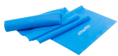 Эспандер ленточный для йоги StarFit ES-201, 1200х150х0,45 мм, синий