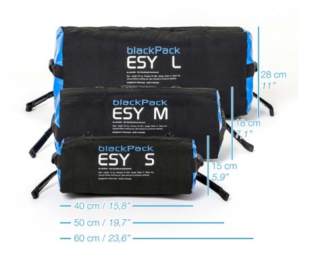 Сэндбэг AEROBIS blackPack ESY ( размер S, до 10 кг, незаполненный ) 