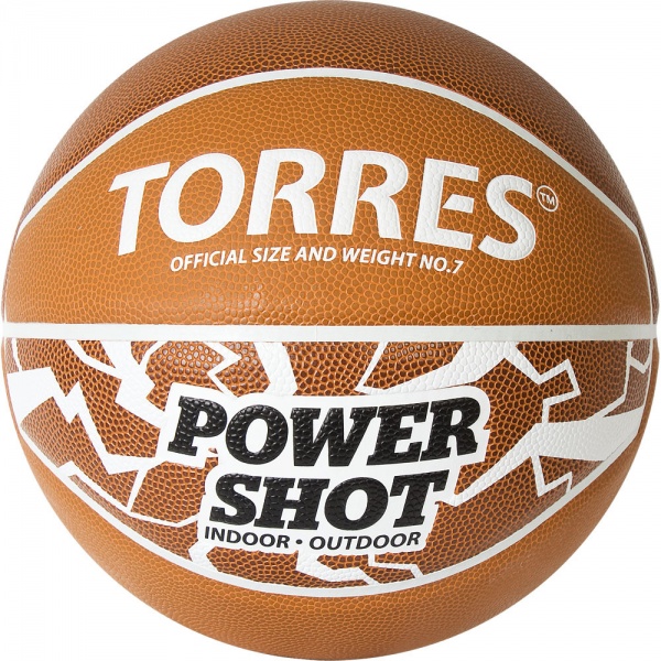 Мяч баскетбольный TORRES Power Shot B32087
