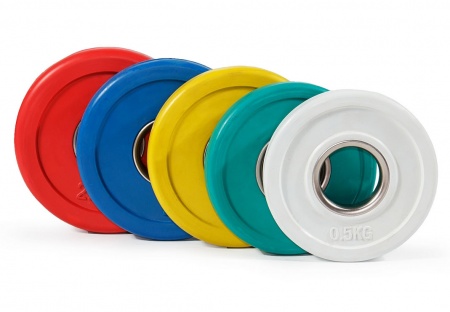 Цветной тренировочный диск 2,0 кг (малый, цвет - синий) STECTER