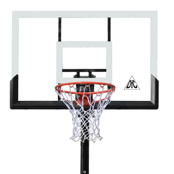 Баскетбольная мобильная стойка DFC STAND52P 132x80cm поликарбонат раздижн. рег-ка (два короба)
