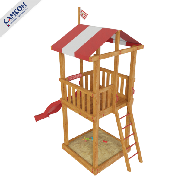 Детская деревянная игровая площадка Бремен