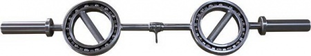 Гриф с вращающимися ручками ZSO, D-50, гладкая втулка, замки-пружины