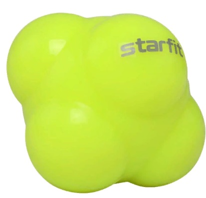 Мяч реакционный StarFit RB-301, ярко-зеленый