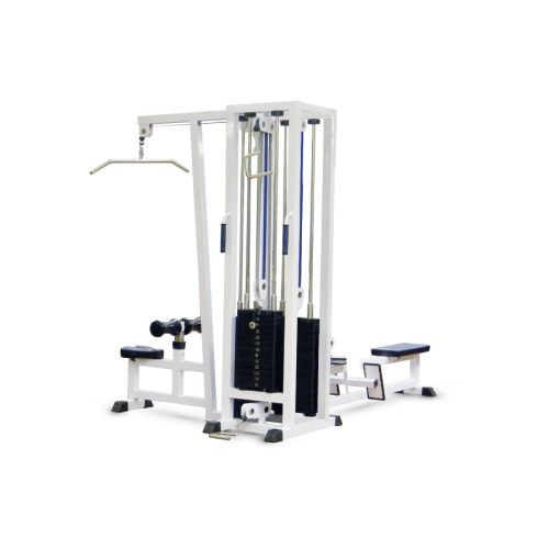 3-х позиционная станция с одинарной блочной рамкой MB Barbell,CLASSIC LINE MB 3.03.1(вес стека 2*129 кг,1*81 кг)