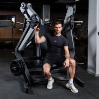 D-910 Широкий жим от груди (Wide Chest Press) рычаги серый