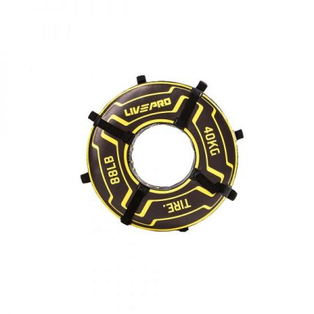 Функциональная шина LIVEPRO Tire 40 кг, черный/желтый