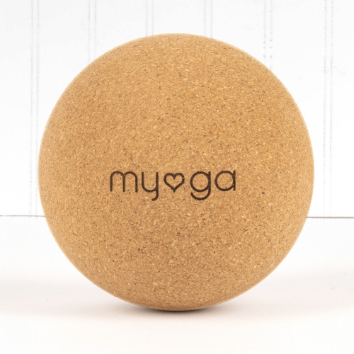 Массажный мяч MYGA Cork Massage Ball 10 см, пробка