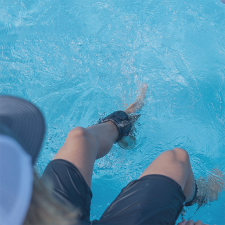 Манжеты HYDROREVOLUTION Aqualogix Fins LRPCFIN низкое сопротивление, зеленый, пара