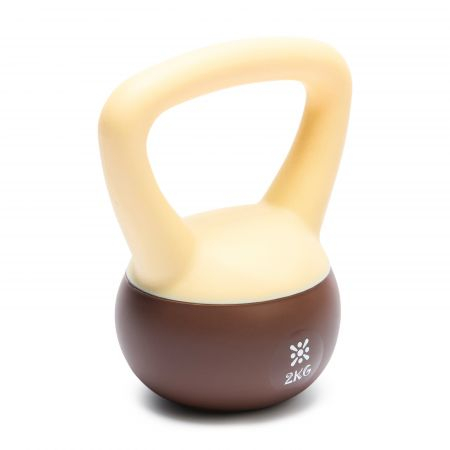 Мягкая гиря LIVEPRO Soft Kettlebell 4 кг, бело-коричневый