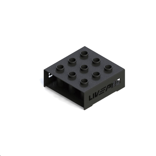 Стойка для грифов LIVEPRO 9 Bar Holder до 9 грифов, черный
