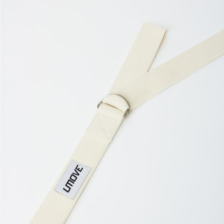 Ремень для йоги UMOVE Yoga Stretching Strap 240 см, светло-серый