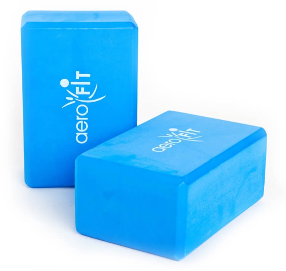 Блок для йоги, синий (23*15*10см) AFBL01