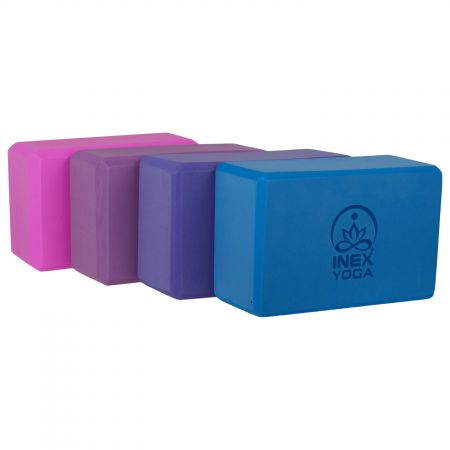 Блок для йоги INEX Yoga Block EVA 4" 23 x 15 x 10 см, розовый