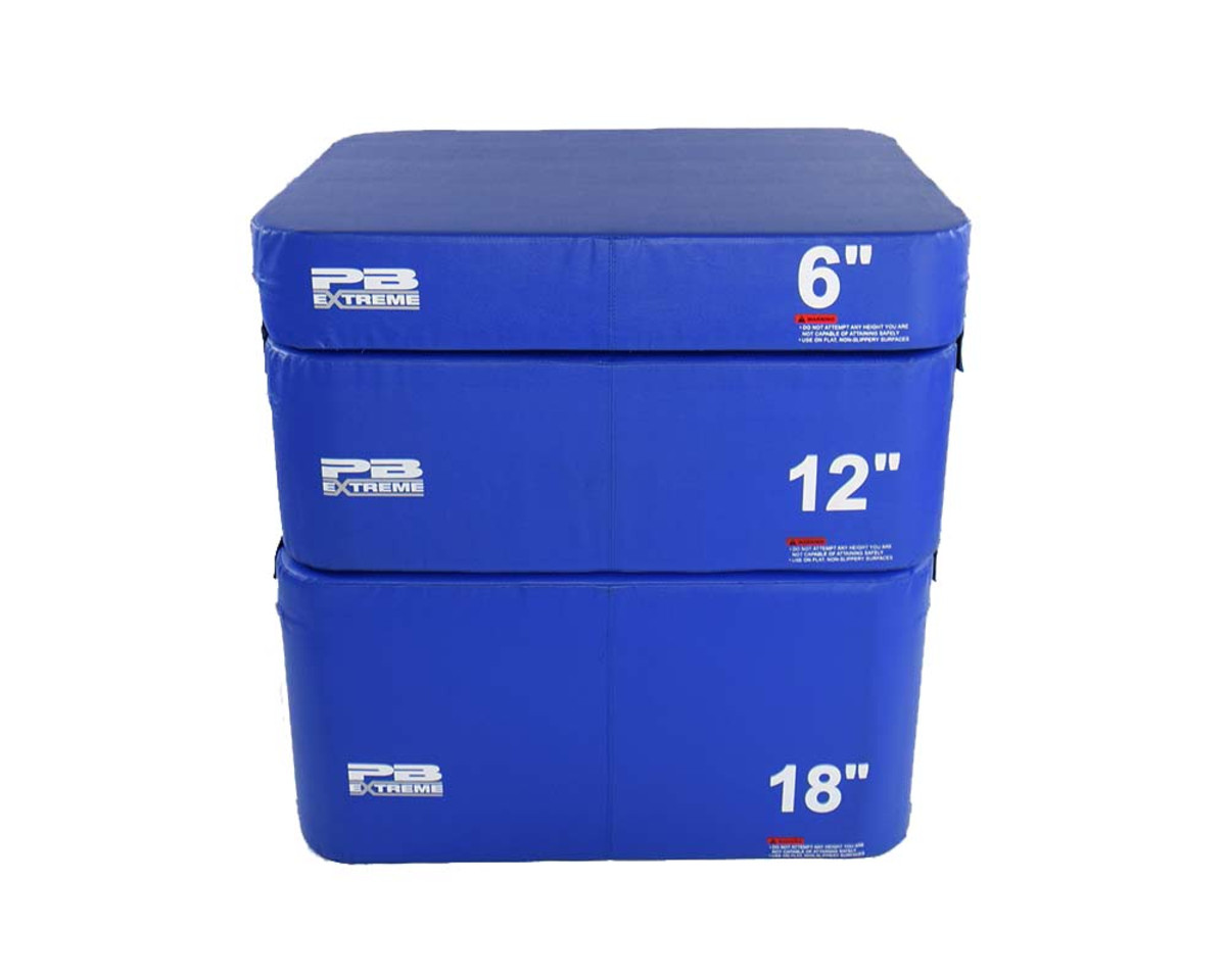 Набор плиобоксов PB Extreme Foam Plyobox Set 3 ( 15 см, 31 см, 46 см, синий ) 