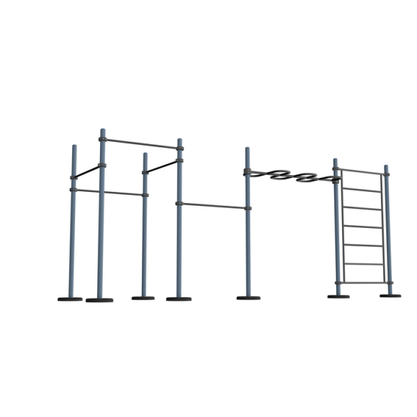 Рукоход-змейка, шведская стенка, четырехсторонний турник. MB BARBELL MB 7.60/12