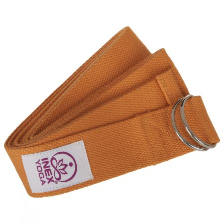 Ремень для йоги INEX Stretch Strap 240 см, красный, NEW