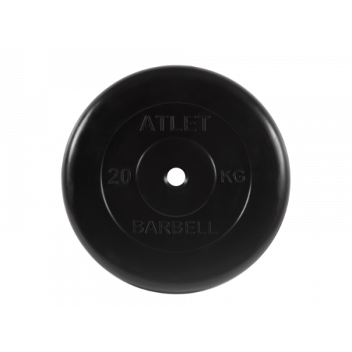 Диск обрезиненный Atlet, 20 кг MB BARBELL MB-AtletB31-20