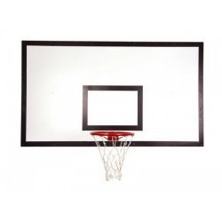 Щит баскетбольный ZSO тренировочный 900х1200 мм, ФАНЕРА (толщина фанеры 15 мм) на мет-се пристенный