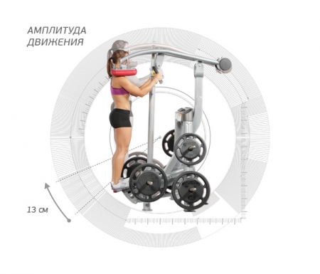 Икроножные мышцы стоя HOIST RPL-5405 матовый черный/черный