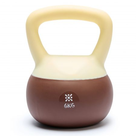 Мягкая гиря LIVEPRO Soft Kettlebell 4 кг, бело-коричневый