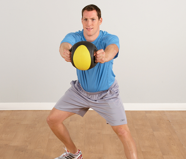 Мяч с ручками PERFORM BETTER Dual Grip Medicine Ball ( 5,4 кг ) 