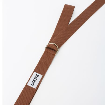 Ремень для йоги UMOVE Yoga Stretching Strap 240 см, светло-серый