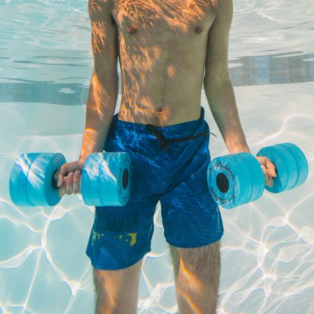 Гантели для аквааэробики SPRINT AQUATICS Sprint Bells 725 максимальное сопротивление/синий