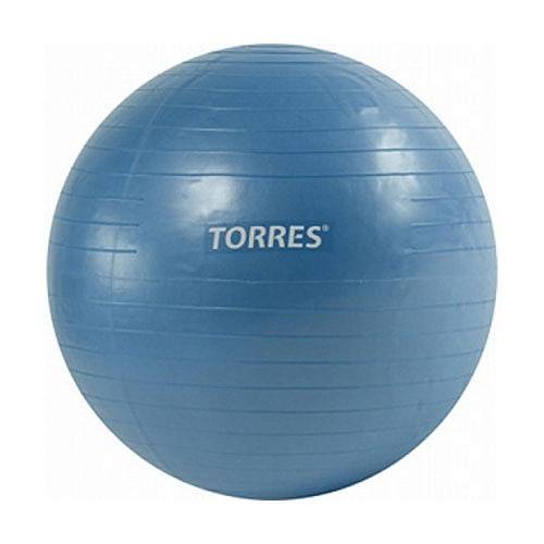 Мяч гимнастический Torres 65 см, AL100165, синий цвет