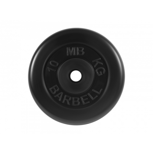 Диск обрезиненный "Стандарт" 10 кг MB BARBELL MB-PltB31-10