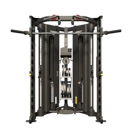 Домашний комплекс для функциональных тренировок HOIST H-8 черный матовый, стек 68 кг х 2