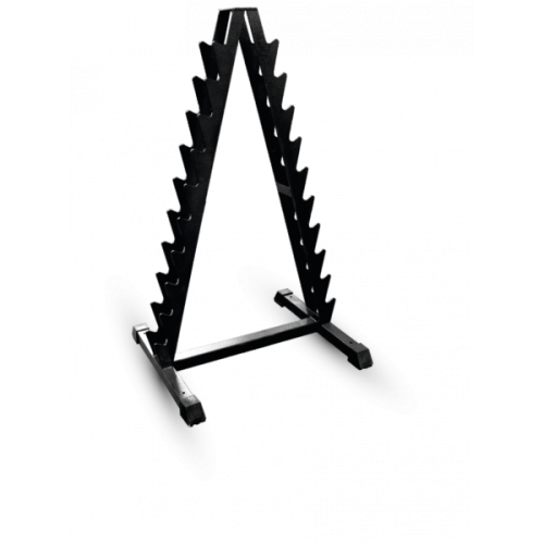 Стойка для хранения хромированных гантелей фитнес на 10 пар MB BARBELL MB 1.03