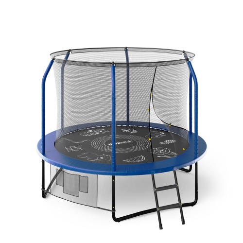 Батут UNIX line SUPREME GAME 8 ft (blue)