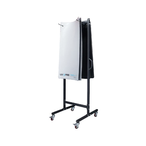 Стойка для ковриков LIVEPRO Mats Rack With Wheels до 30-40 ковриков, черный