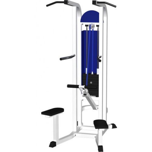 Турник-брусья с разгружением (Гравитрон) MB BARBELL CLASSIC LINE MB 3.14(вес стека 105кг)