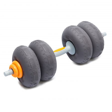 Мягкая гантель LIVEPRO Soft Dumbbell 10 кг, серый/зеленый