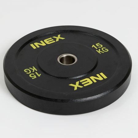 Бампированный диск INEX Hi-Temp 15 кг, черный/желтый