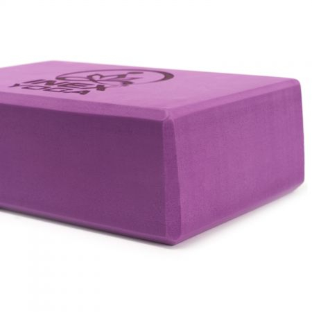 Блок для йоги INEX EVA Yoga Block 3" 23 x 15 x 7 см, сливовый, NEW