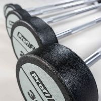 Набор прямых полиуретановых штанг (шаг 5 кг, 5 шт) PROFI-FIT 10-30 кг