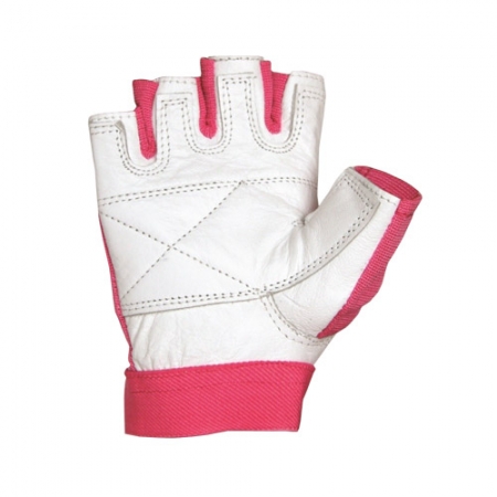 Перчатки для фитнеса женские GRIZZLY Fitness Training Gloves размер S, кожа, бело-розовый