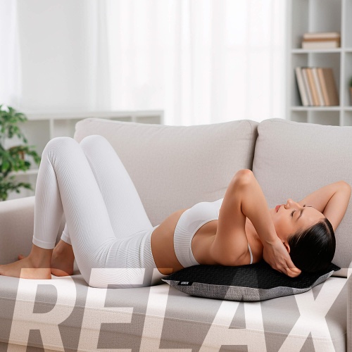 Массажная подушка UNIX Релакс / Relax Pillow Grey