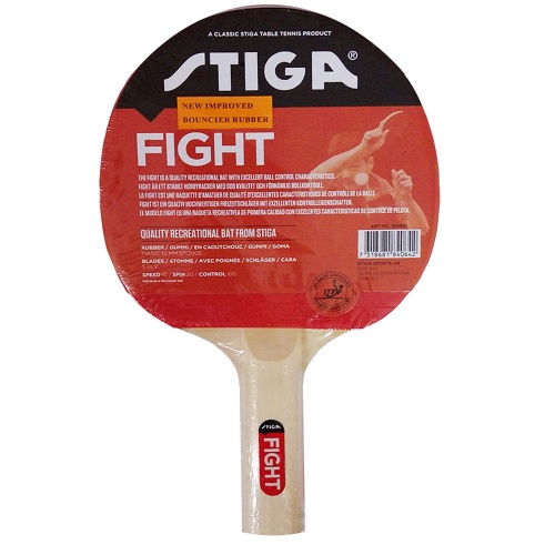 Ракетка для настольного тенниса Stiga Fight Red 184001, ITTF накладка  