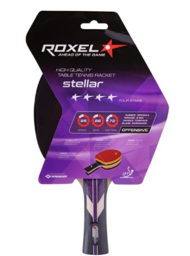 Ракетка для настольного тенниса Roxel 4* Stellar, коническая