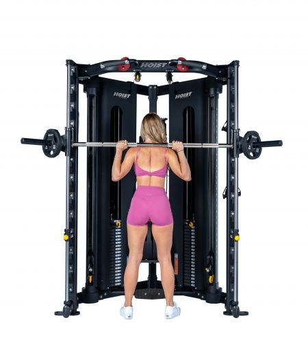 Домашний комплекс для функциональных тренировок HOIST H-8 черный матовый, стек 68 кг х 2