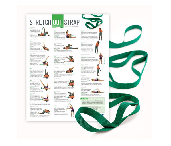 Ремень для растяжки PERFORM BETTER Stretch Out Strap ( 10 петель, зеленый ) 
