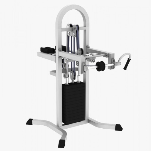 Многофункциональный кистевой тренажёр (грузоблок)  MB BARBELL CLASSIC LINE MB 3.36(вес стека 81кг)