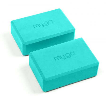 Блок для йоги MYGA Foam Yoga Block 23 х 14,5 х 7,7 см, черный