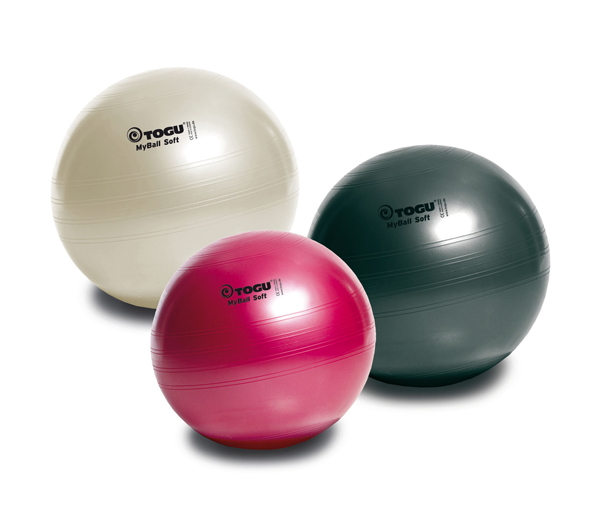 Гимнастический мяч TOGU My Ball Soft 55 см ( черный пелрамутровый ) 
